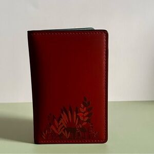 Cartier Red Panther Leather Wallet